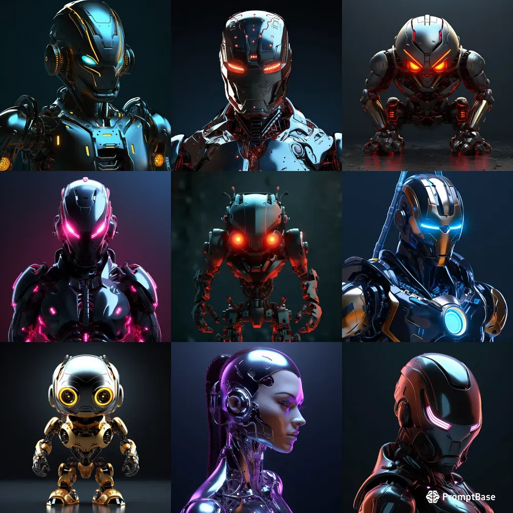 Tailored 3D Robot Renders