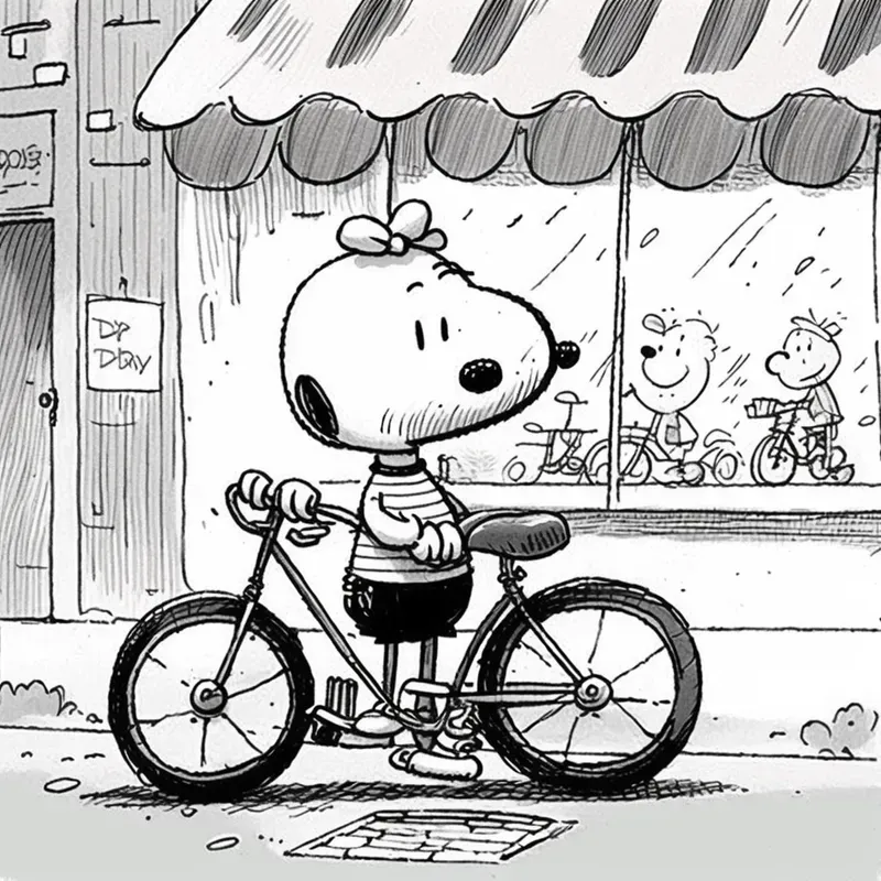 Snoopy Drawing Style Peanuts