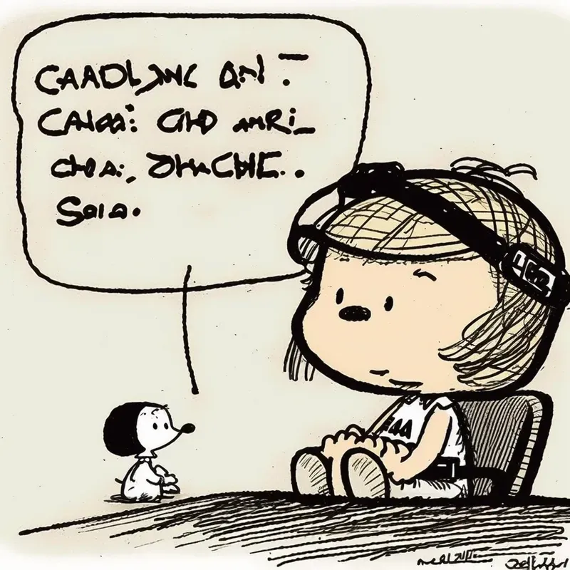 Snoopy Drawing Style Peanuts
