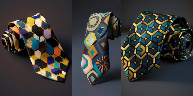 Designer Tie Patterns generated by undefined