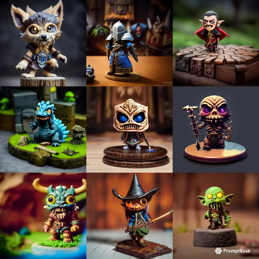 RPG Game Figurines