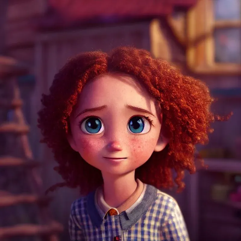 Cute Pixar Redhead