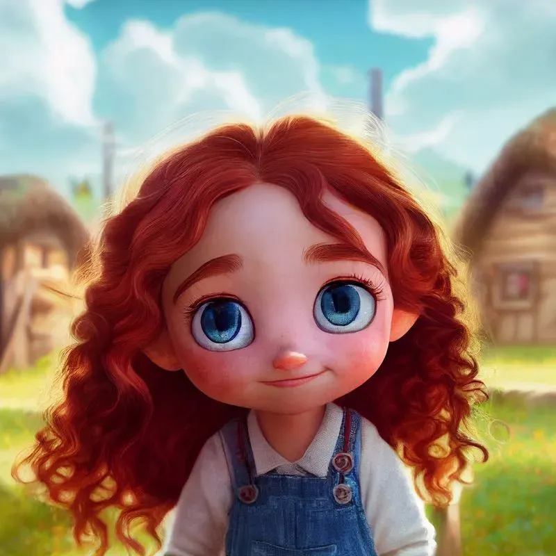 Cute Pixar Redhead