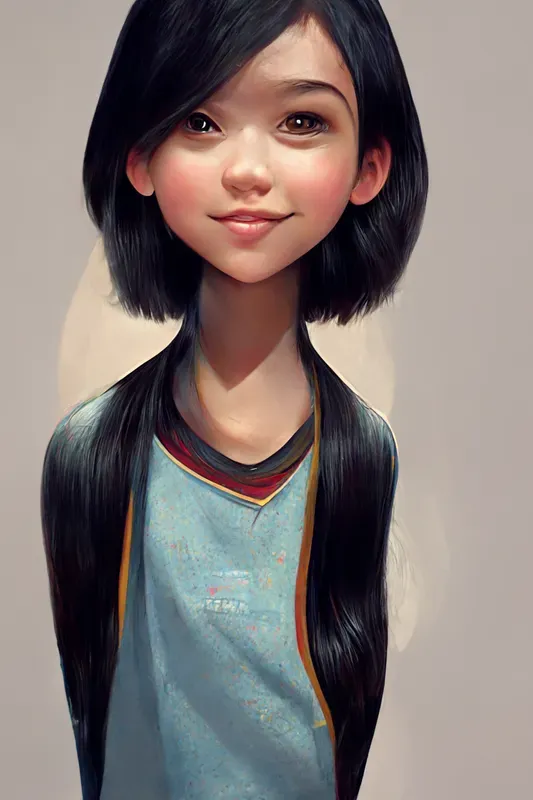 Cute Asian Teen Girl