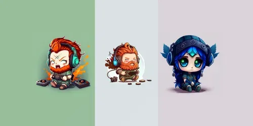 Chibi Character Designers generated by midjourney