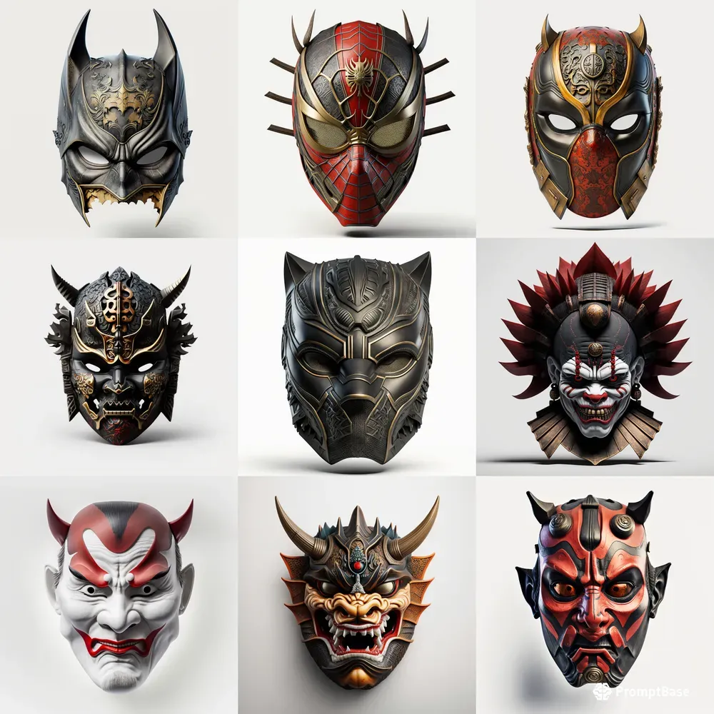 Japanese Style Masks