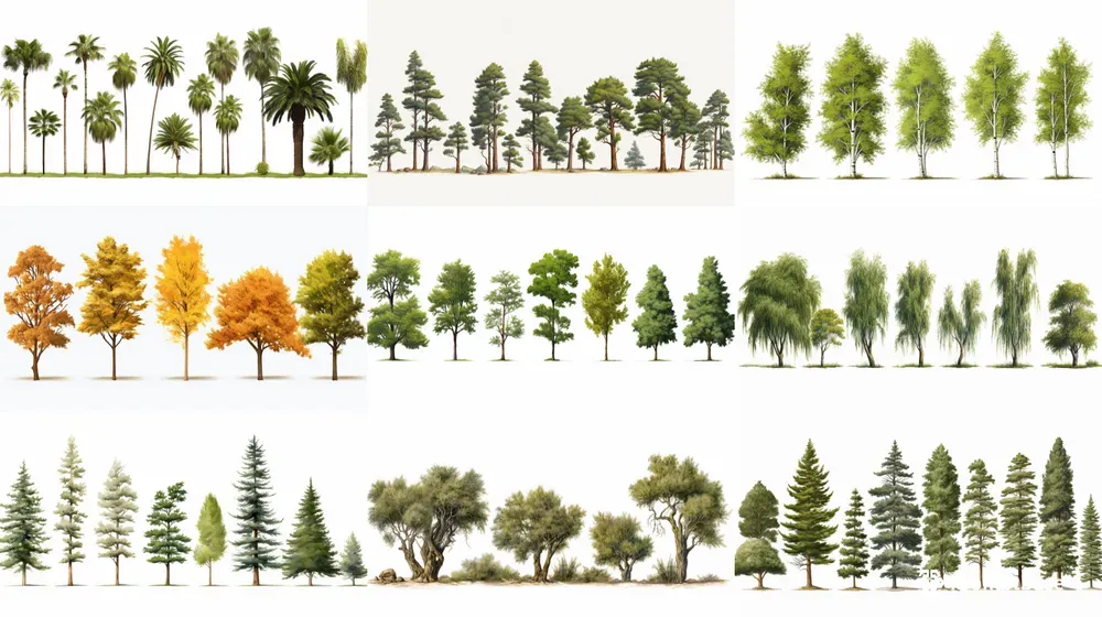 Cutout Trees