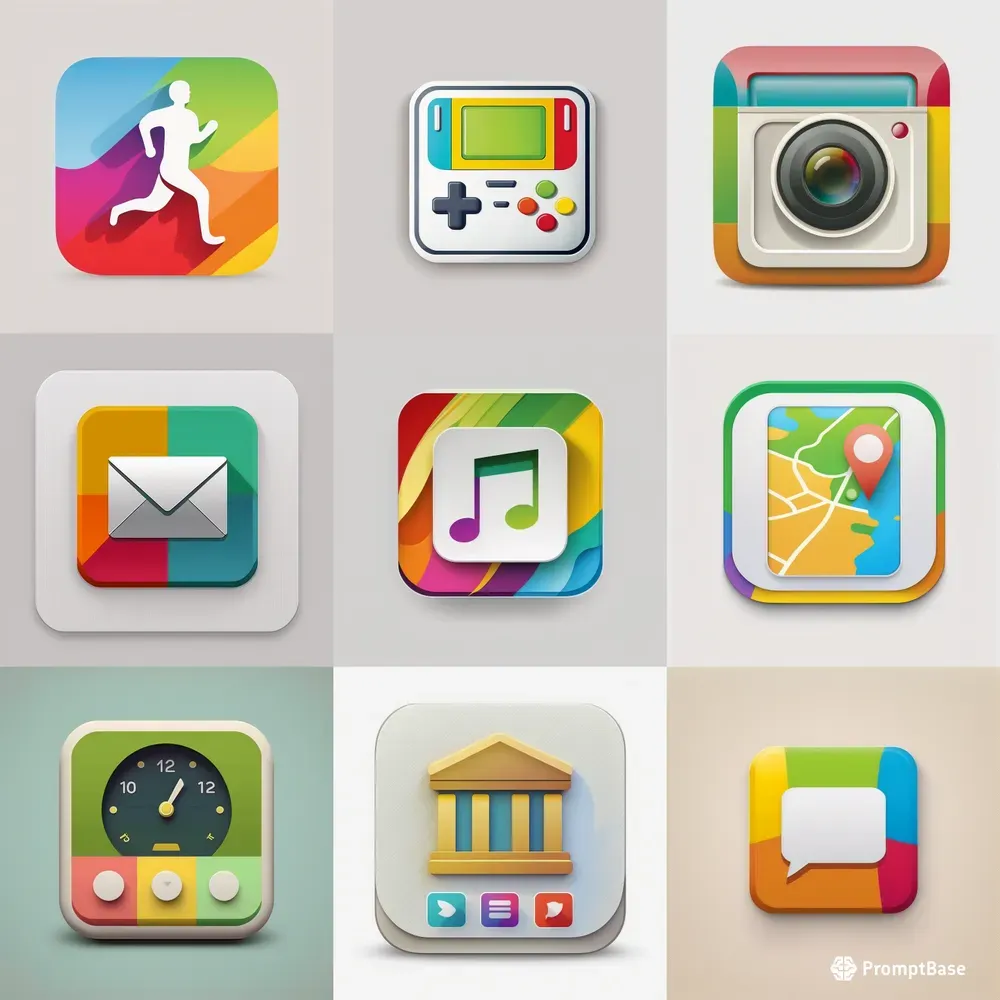 Mobile App Icons