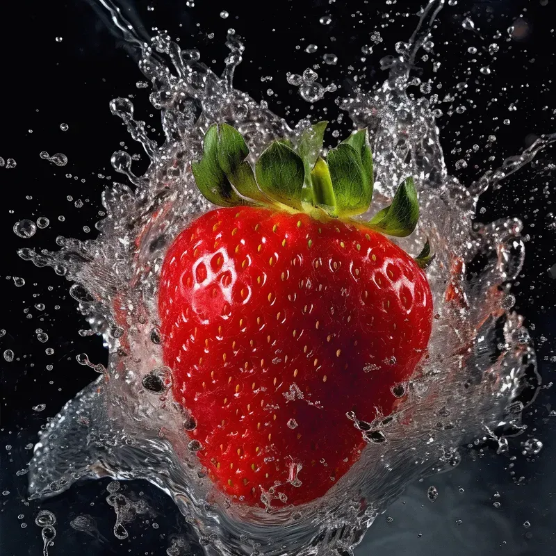 Advertisements Fruits Splashing Into Water
