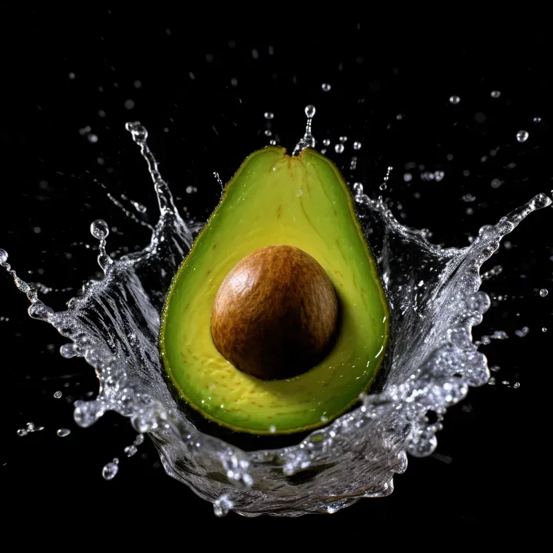 Advertisements Fruits Splashing Into Water