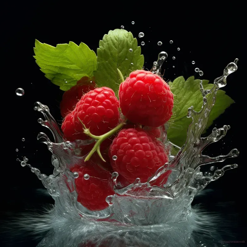 Advertisements Fruits Splashing Into Water