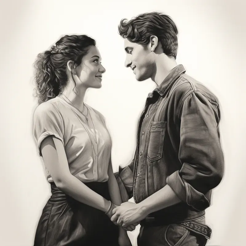 Photorealistic Monochrome Portraits