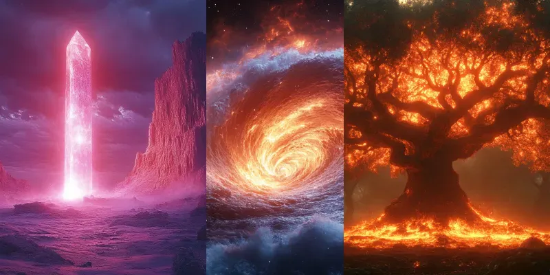 Luminous Realms generated by undefined