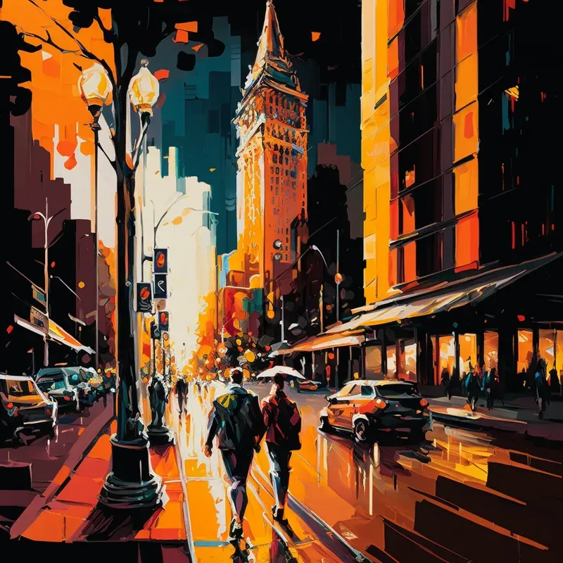 Stunning Post-impressionist Illustrations