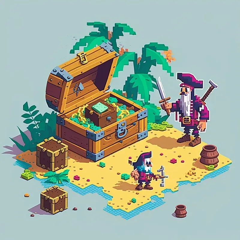 Retro Style Pixel Art