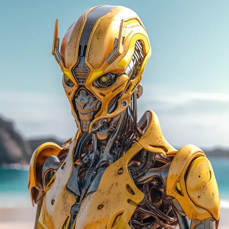 Robot Aliens Futuristic Sci-fi Portraits