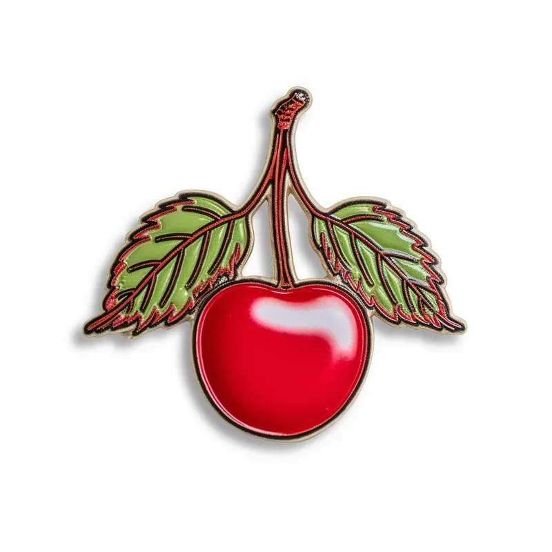Realistic Enamel Pins Design Photographs