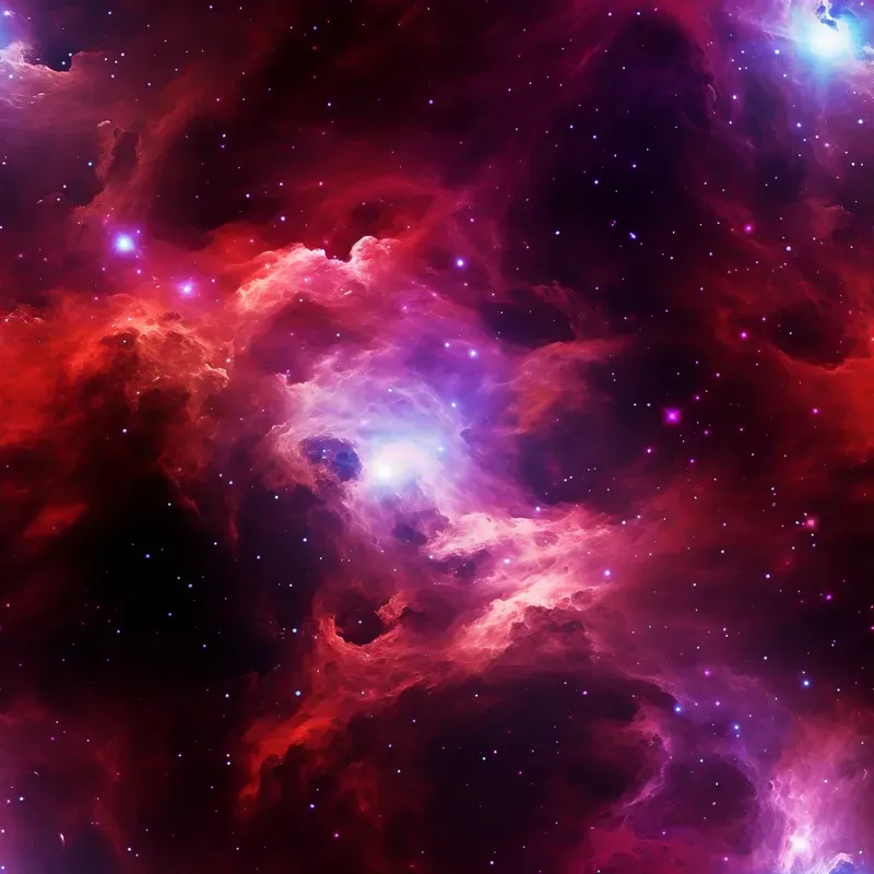 Galaxy Nebula Seamless Patterns Textures