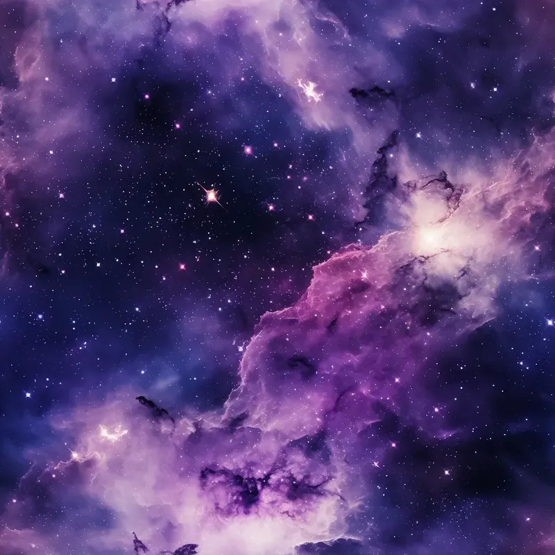 Galaxy Nebula Seamless Patterns Textures