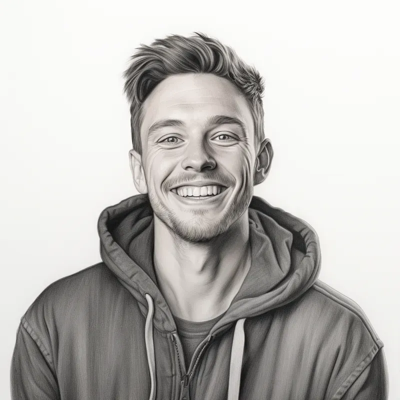 Realistic Portrait Pencil Sketch Drawings