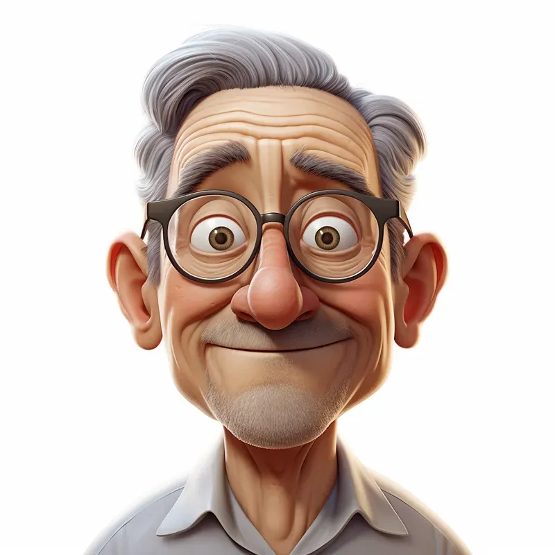 Cartoon Characters Portraits Illustrations