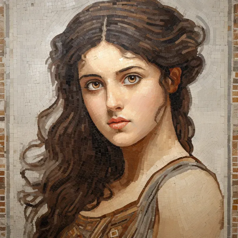 Roman Portraits Mosaics Ancient Artworks