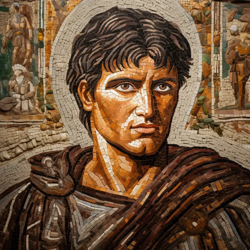 Roman Portraits Mosaics Ancient Artworks
