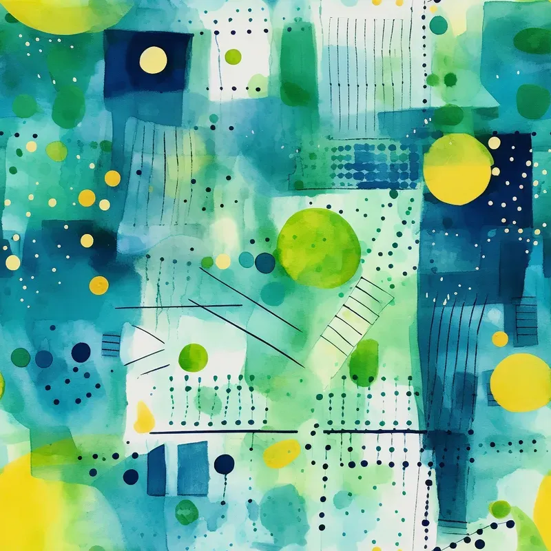 Abstract Watercolor Paintings Expressive