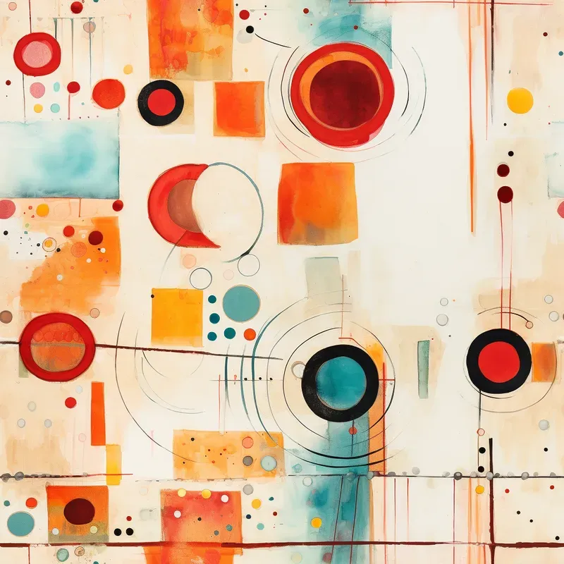 Abstract Watercolor Paintings Expressive