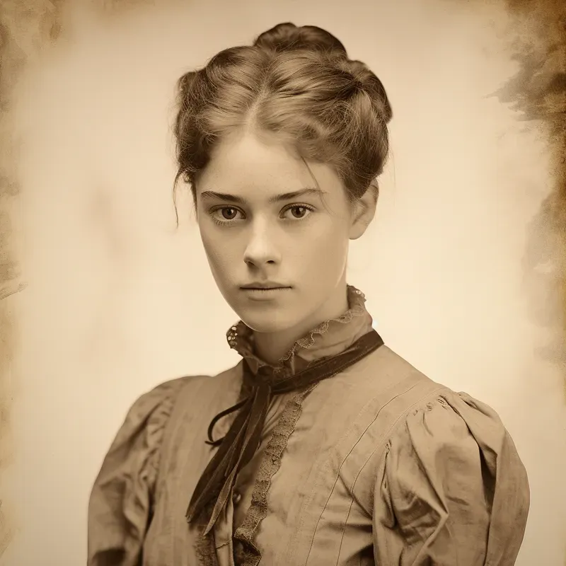 Sepia Portraits Vintage Photos Retro Art