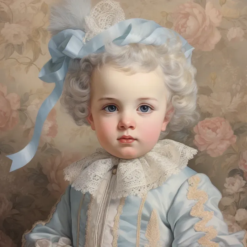 Rococo Portraits Oil Paintings Artworks