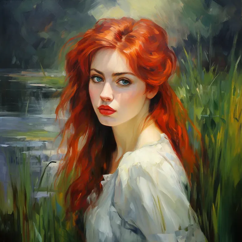 Impressionist Portrait Oil Paintings Art