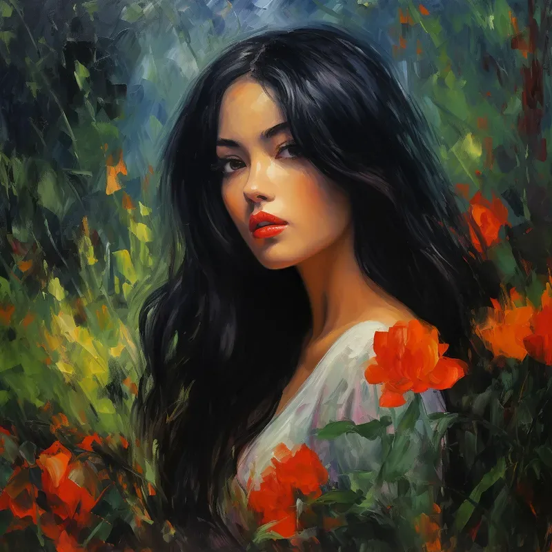 Impressionist Portrait Oil Paintings Art