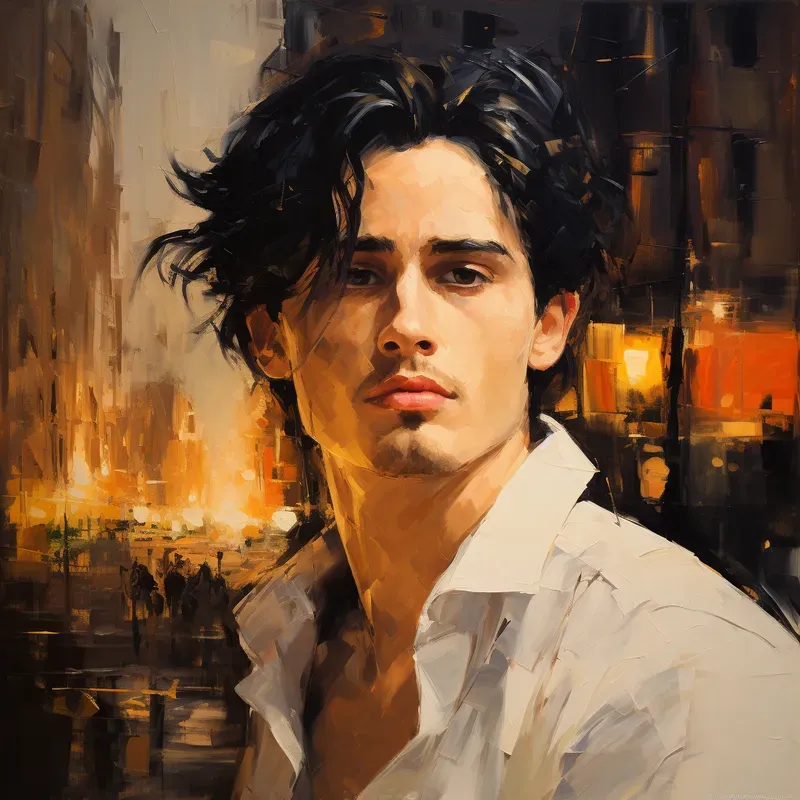 Impressionist Portrait Oil Paintings Art