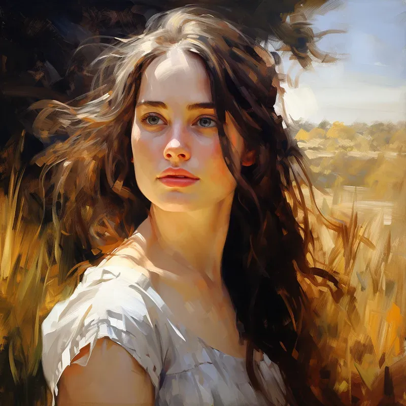 Impressionist Portrait Oil Paintings Art