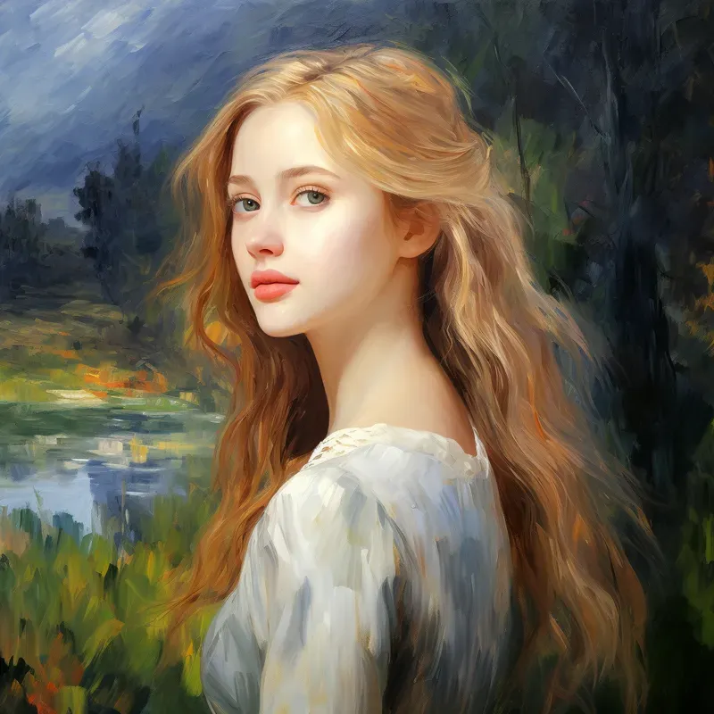 Impressionist Portrait Oil Paintings Art