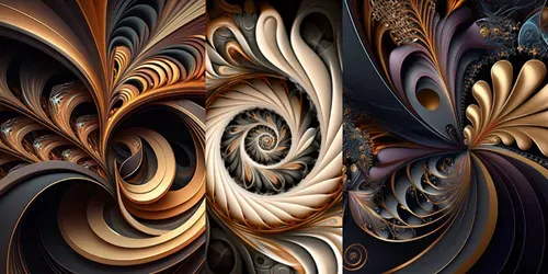 Abstract Art Collection generated by midjourney