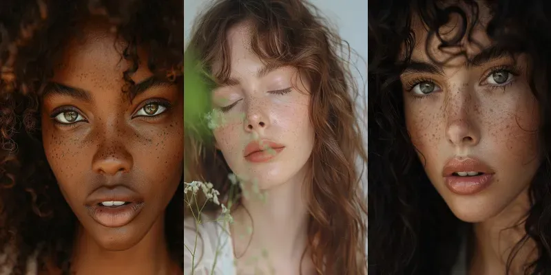 Any Studio Portraits Of Female Models generated by undefined