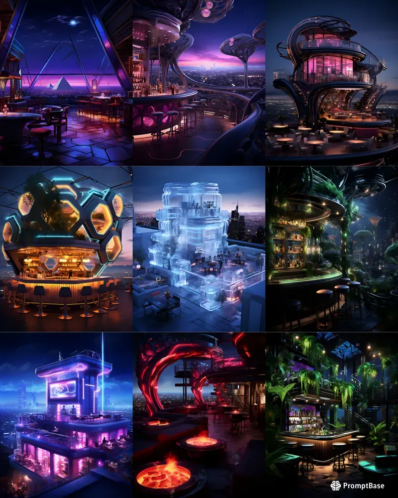 Trendy Modern Night Bars And Pubs