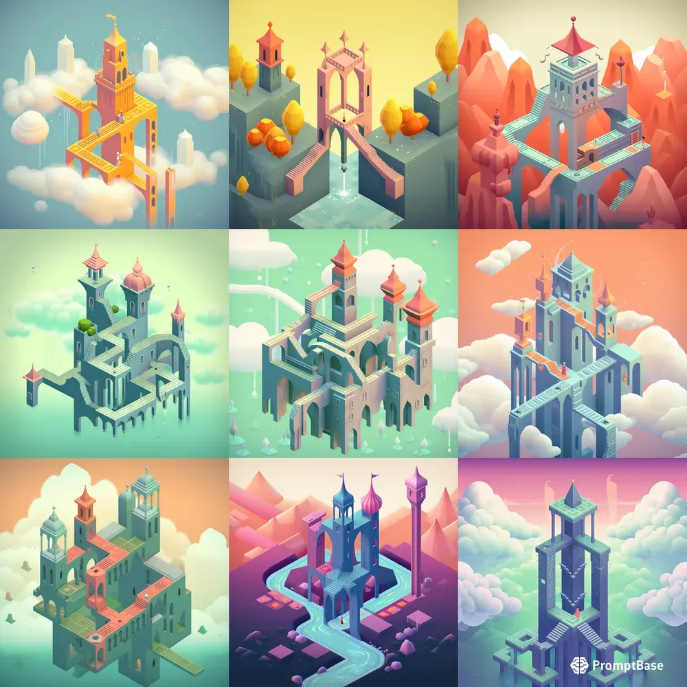 Monument Valley Game Art
