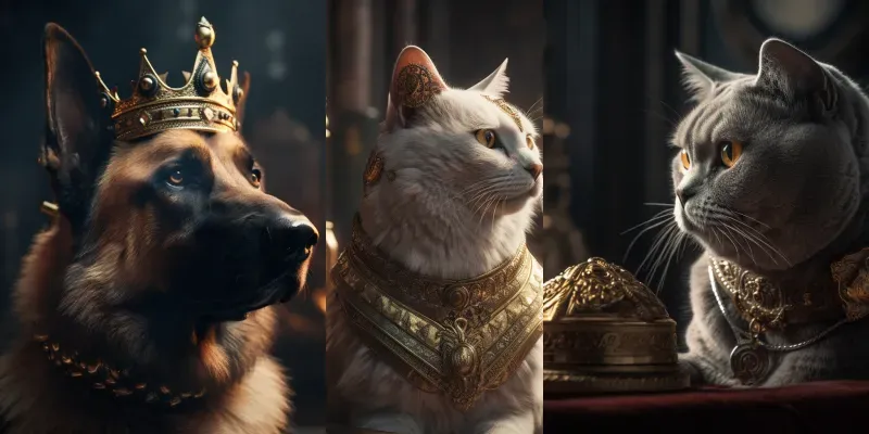 Awesome Animal Kings Ragnar generated by undefined