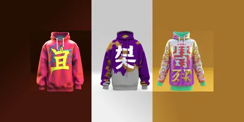 Asian-Inspired Streetwear Fashion Hoodies generated by dalle