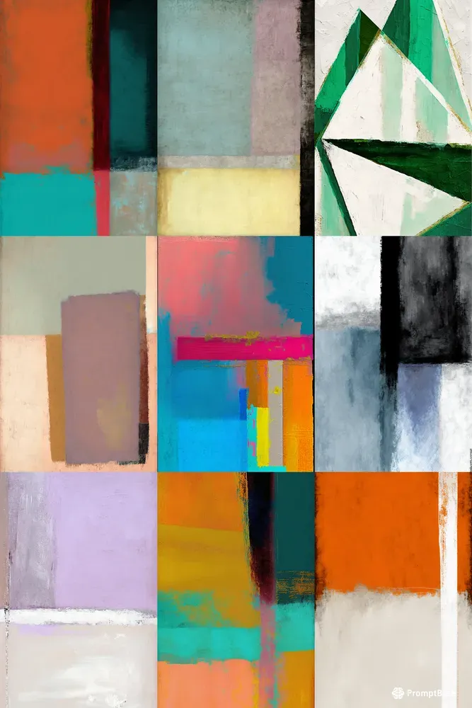 Minimalist Abstract Traditional Canvas Designs