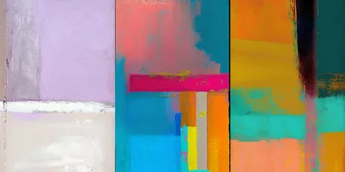 Minimalist Abstract Traditional Canvas Designs generated by midjourney