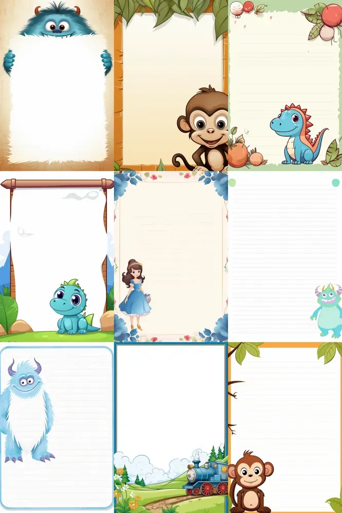 Journal Interior Pages For Kids