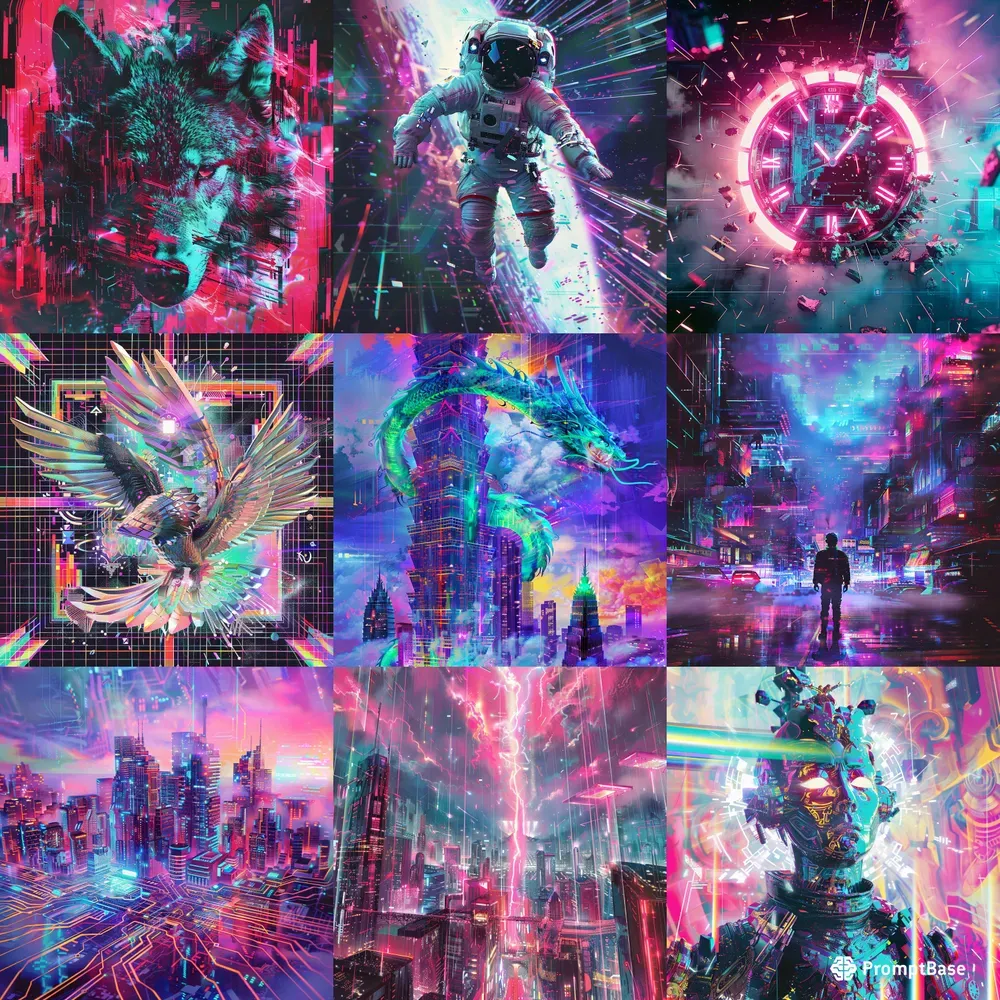 Glitchcore Chaos Cover Art
