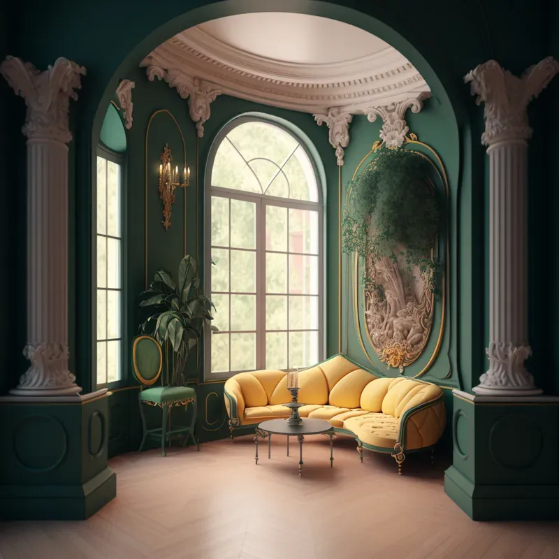Baroque And Rococo Interior Architectures