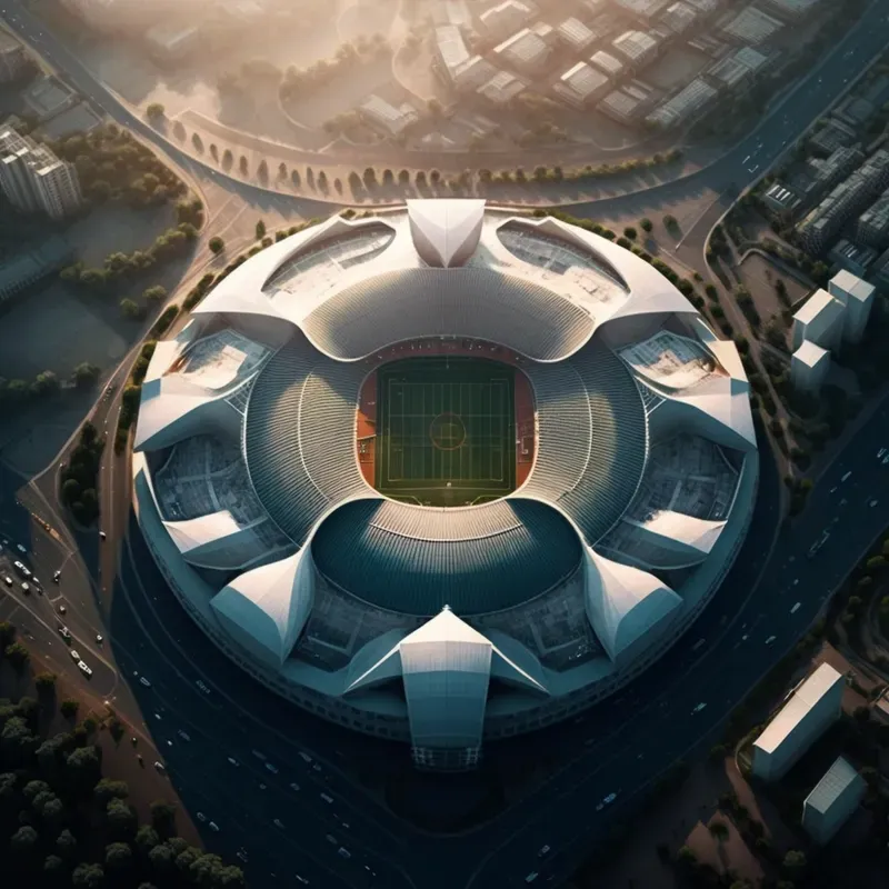 Aerial Views Of Stadiums