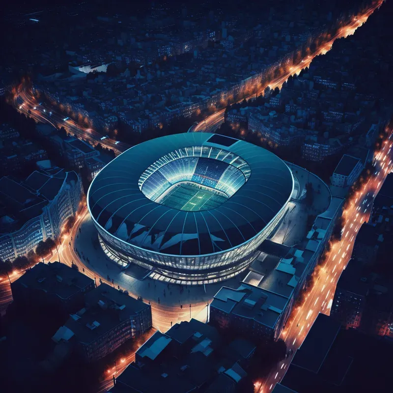 Aerial Views Of Stadiums