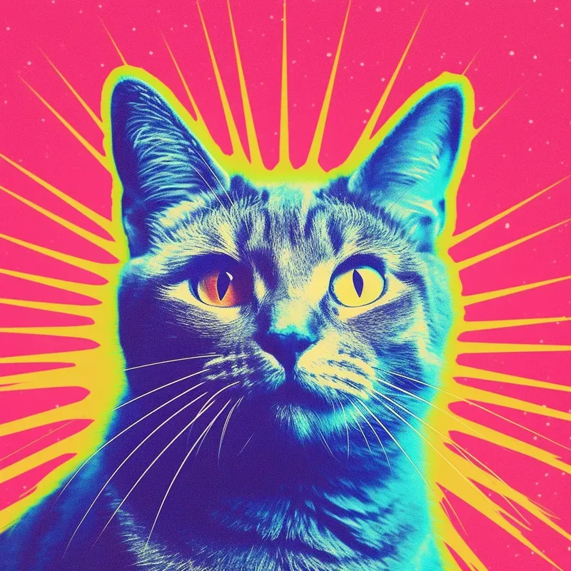 Flashy Neon Portrait Photos